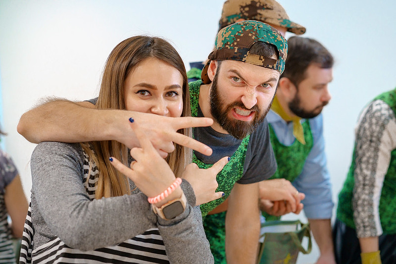 Корпоратив на День строителя в Novosibirsk с уличными активностями