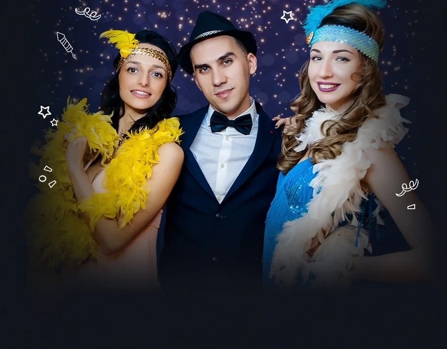 New Year's corporate party in Novosibirsk.